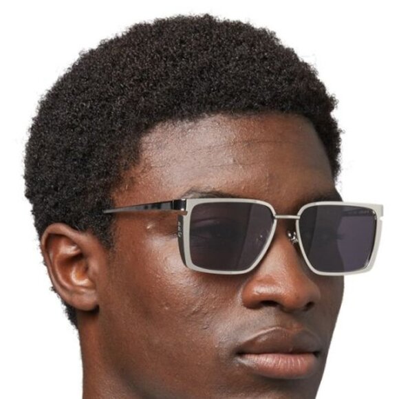 Off-White Other - Off-White OERI121 YODER 7207 Sunglasses Silver Rectangle Frame, Grey Lenses